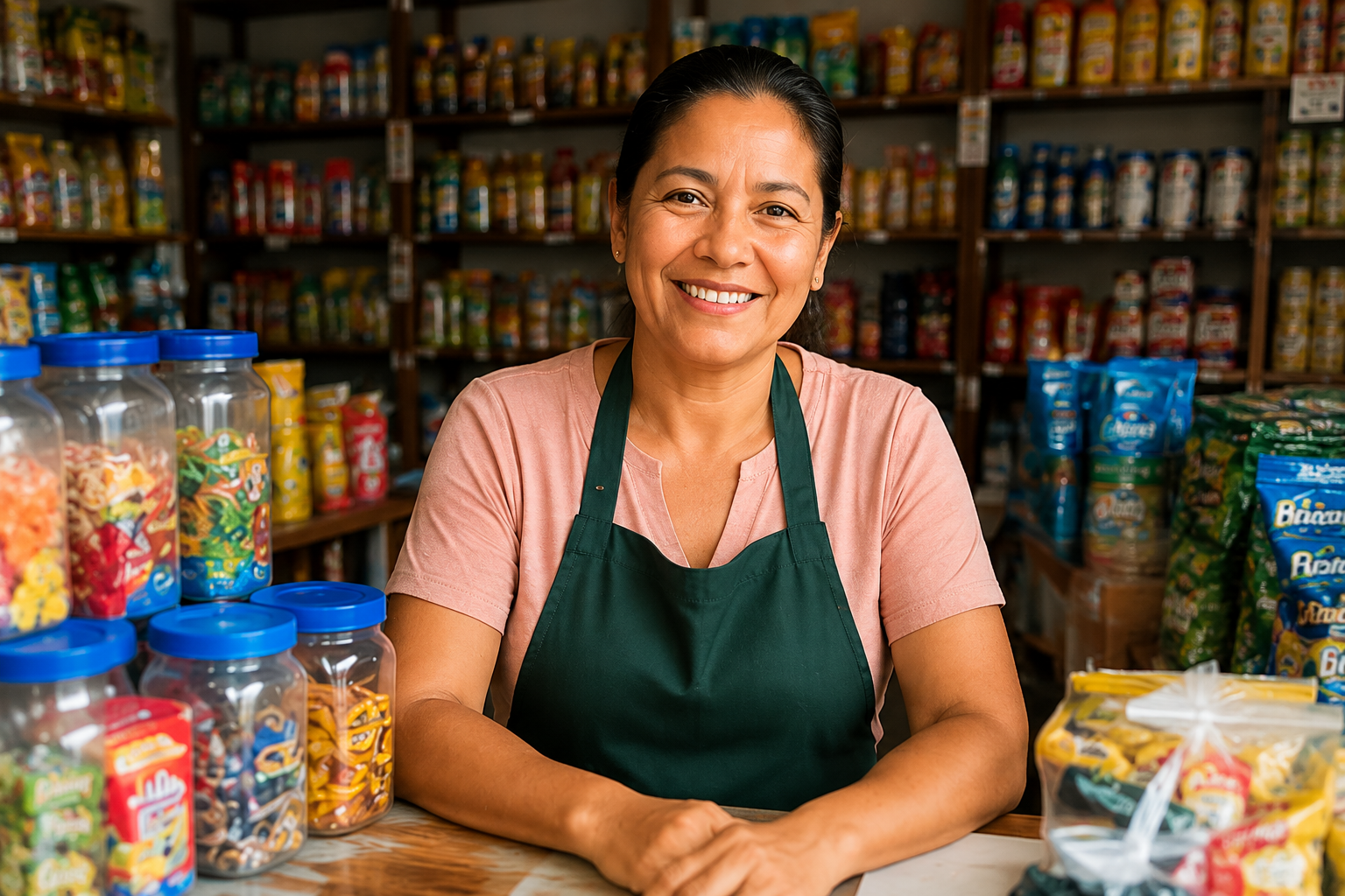 Emprendedora compartiendo su experiencia con FINASCENDER