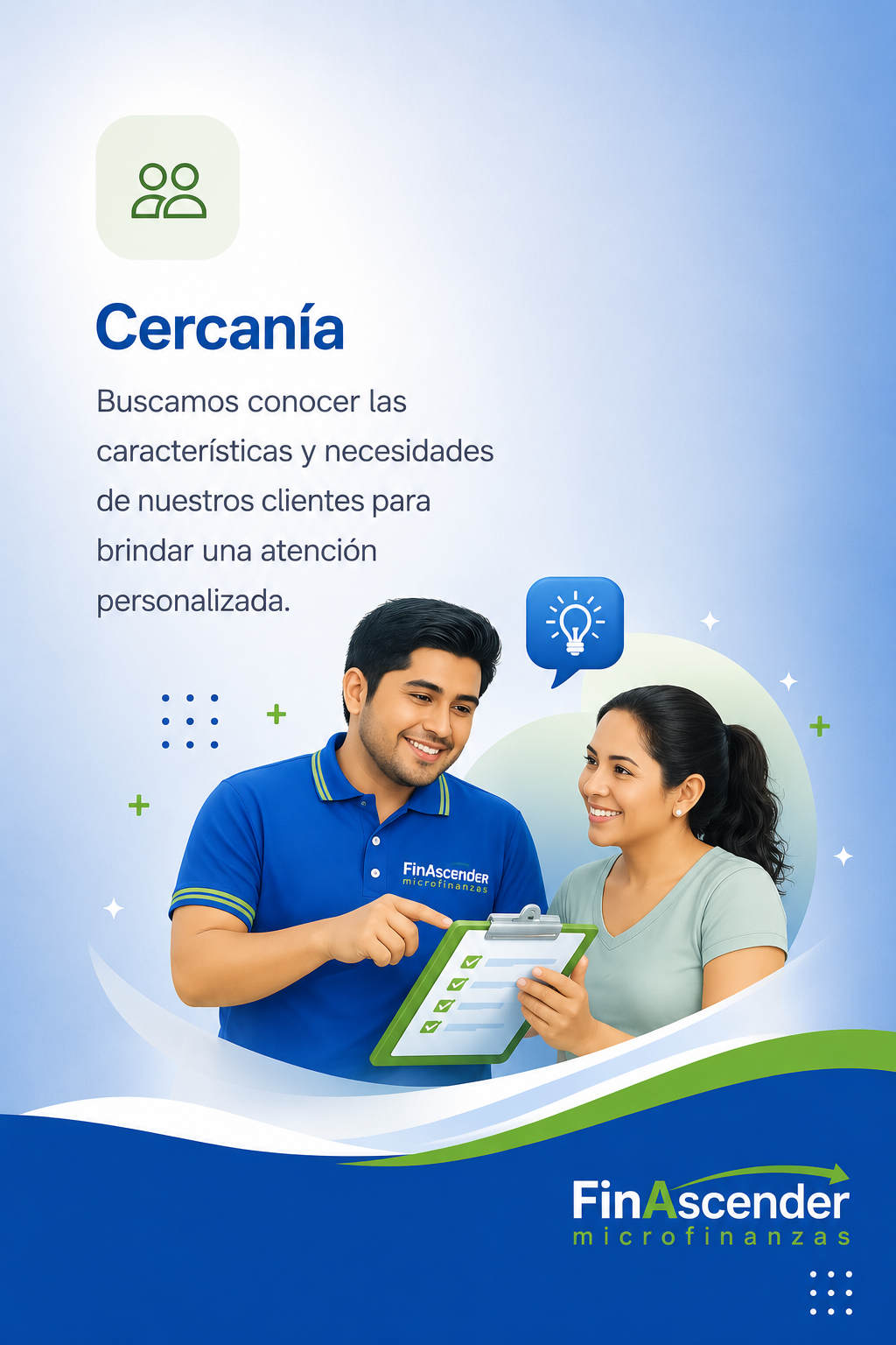 Icono que representa el valor de cercanía de FINASCENDER