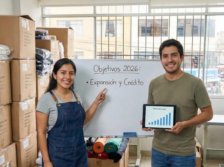 Emprendedor haciendo crecer su negocio con el acompañamiento de FINASCENDER